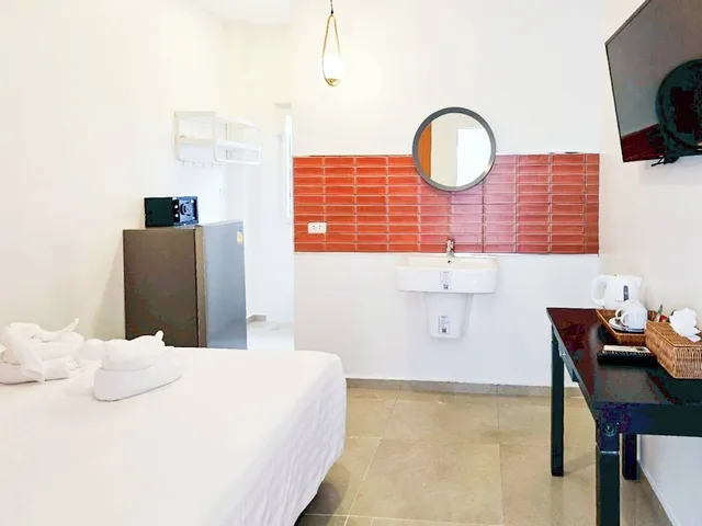 غرفة بسرير كوين بإطلالة على المدينة، Kata Forte Resort 7/9