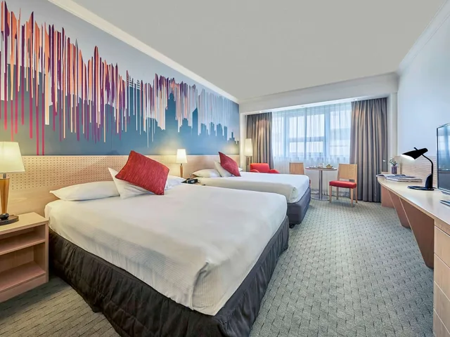 غرفة كلاسيكية بسريرين مزدوجين، Mercure Perth 9/10