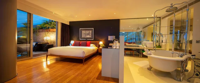 غرفة غراند ديلوكس بشرفة، Hotel Eclat Beijing, an SLH Hotel 3/3