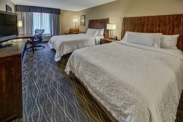 غرفة بريميوم بسرير كوين، Hilton Garden Inn Houston Bush Intercontinental Airport 1/3