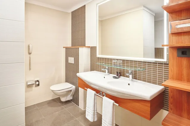 Open Plan, Deluxe, King Bed, Sofa، Hotel International by Maistra City Vibes 4/4