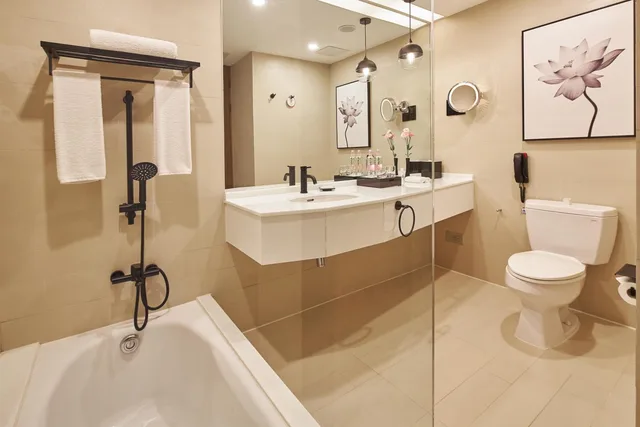 غرفة قياسية بسرير مزدوج، Paradox Kunshan Hotel 5/5