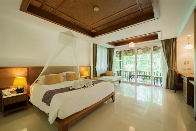 كوخ بسرير كينج، Ban Sainai Resort - SHA Extra Plus 1/10
