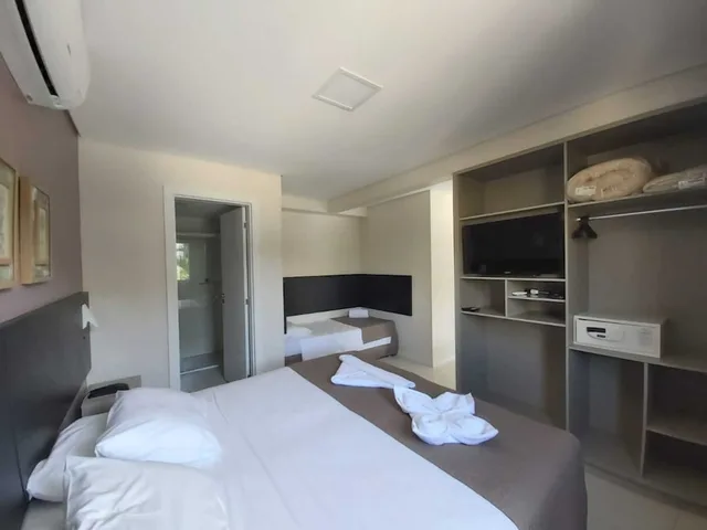 استوديو بسرير مزدوج وسرير فردي بشرفة، Belluno Apart Hotel 1/3