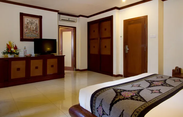 غرفة ديلوكس بسرير مزدوج أو سريرين منفصلين بإطلالة على الحديقة، Grand Balisani Suites Hotel 3/6
