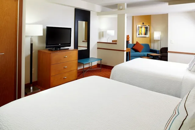 استوديو بسريرين كوين مع أريكة، Fairfield Inn Suites By Marriott Pittsburgh Neville Island 2/3