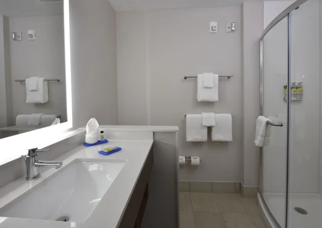 Suite, King Bed, Sofa, Living Area, Holiday Inn Express & Suites Orlando - Lake Nona Area 5/5