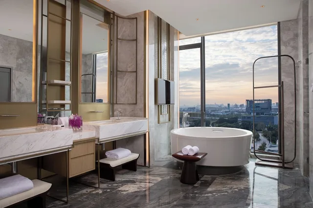جناح رئاسي بسرير فردي مع دخول صالة النادي، Crowne Plaza Foshan Nanhai 3/3