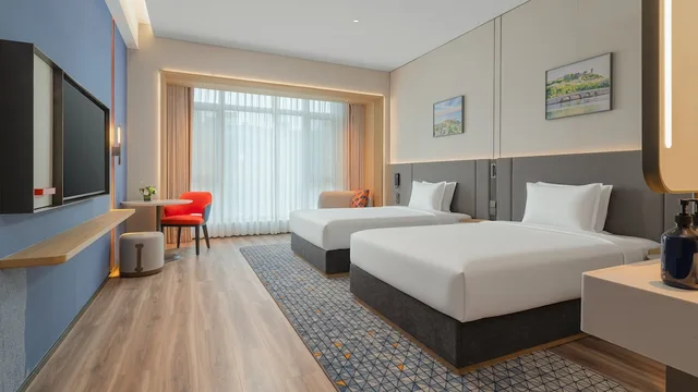 غرفة بسريرين مزدوجين لذوي الإعاقة، Holiday Inn Express Yantai Penglai by IHG 1/3