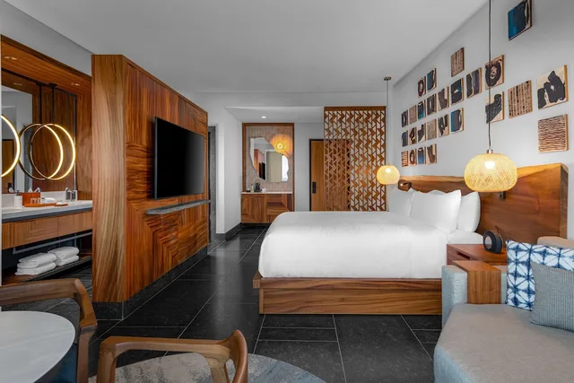 غرفة بسرير كينج بشرفة لذوي الإعاقة، Conrad Tulum Riviera Maya 8/9
