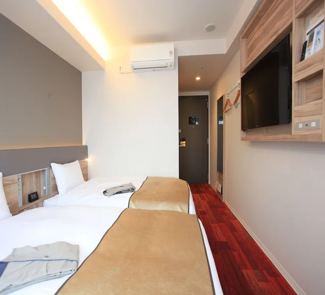 غرفة بسريرين منفصلين، Urban Hotel Kyoto Gojo Premium 2/7