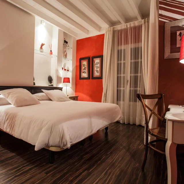 غرفة بسرير مزدوج، Hotel Rural el Bosque de la Anjana 9/10