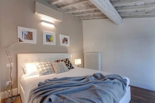 شقة بسريرين كوين بغرفتي نوم مع أريكة، Mamo Florence - Bargello Apartment 5/10