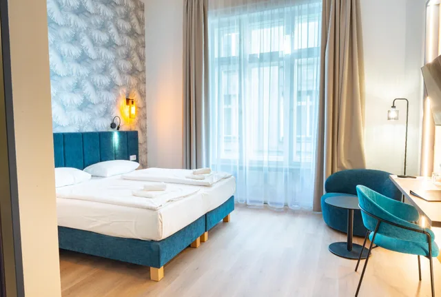 غرفة مفردة بسرير فردي، Pilvax Hotel Budapest 1/1