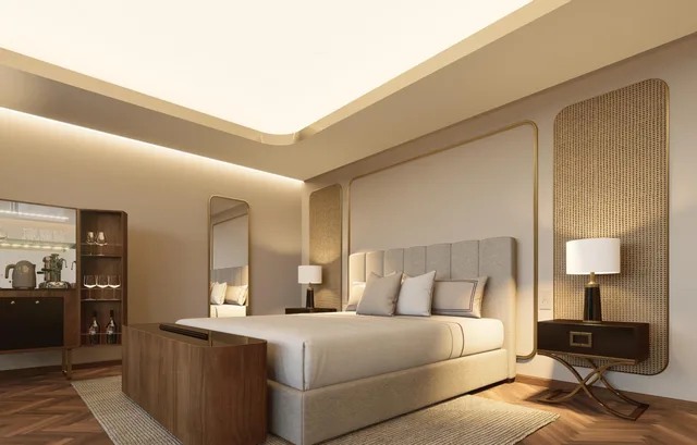 جناح جونيور بسرير كينج مع أريكة، Sheraton Lake Como Hotel 2/10
