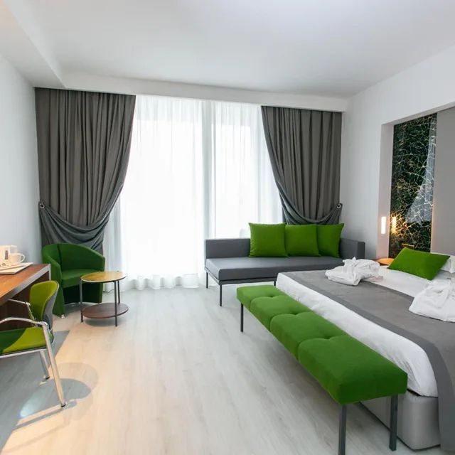 غرفة بسرير مزدوج أو سريرين منفصلين بإطلالة، Hotel Terme Venezia 5/8