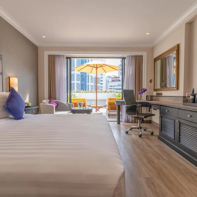City, King Bed, Terrace، NH Bangkok Sukhumvit Boulevard 1/4