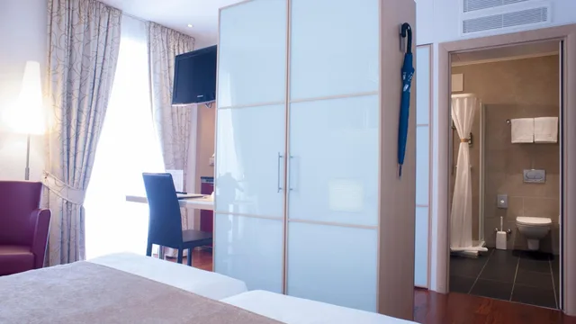 غرفة قياسية بسرير كوين، Hotel Krone Unterstrass 3/3