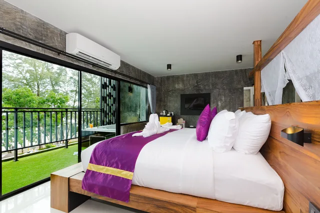 غرفة غراند ديلوكس بإطلالة على البحر، Maneetel Krabi Beachfront 1/5