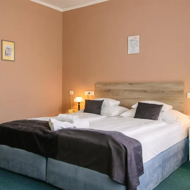 غرفة بسريرين منفصلين، Hotel Unicornis 4/10