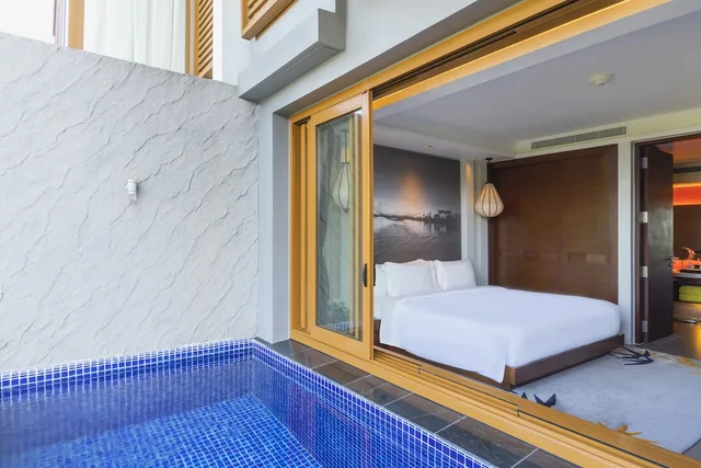 Pool, Junior Suite, King Bed, Sea View، Angsana Lang Co 3/5