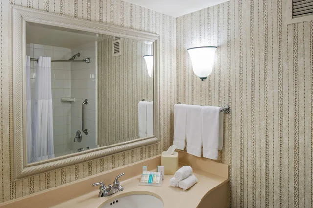 غرفة بريميوم بسرير كوين، Hilton Garden Inn Allentown Bethlehem Airport 5/6