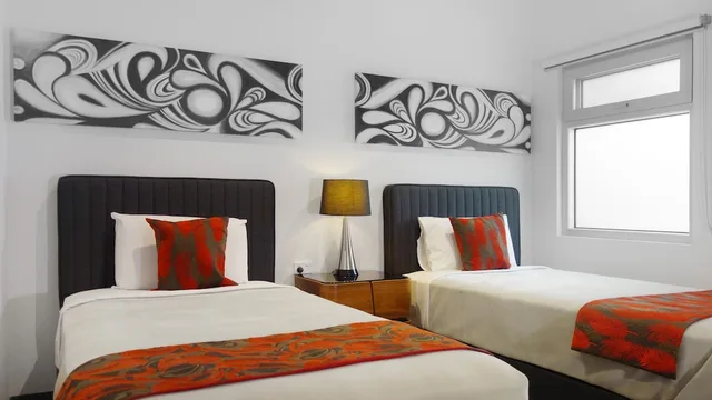 شقة ديلوكس بسريرين كوين بشرفة بغرفتي نوم، Semaphore Splash Apartments 2/10