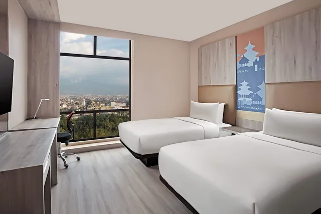 غرفة بسرير مزدوج، Aloft Kathmandu Thamel 2/3