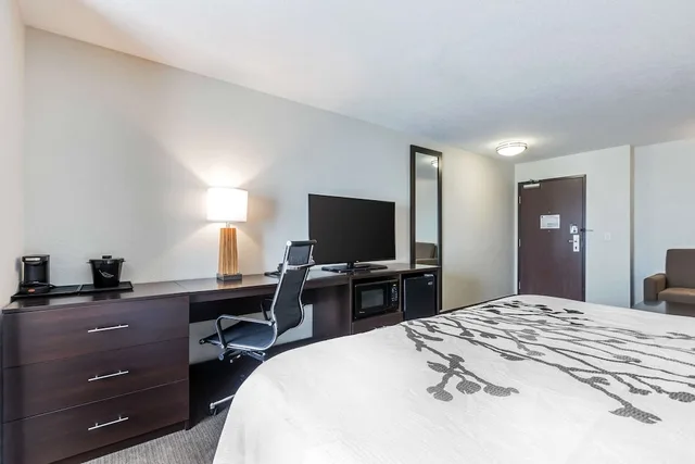 جناح بسرير كينج مع أريكة لذوي الإعاقة، Sleep Inn & Suites West Des Moines near Jordan Creek 3/3