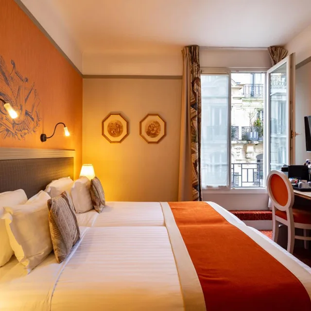 غرفة تقليدية بسرير مزدوج أو سريرين منفصلين، Hotel Residence Foch 1/10