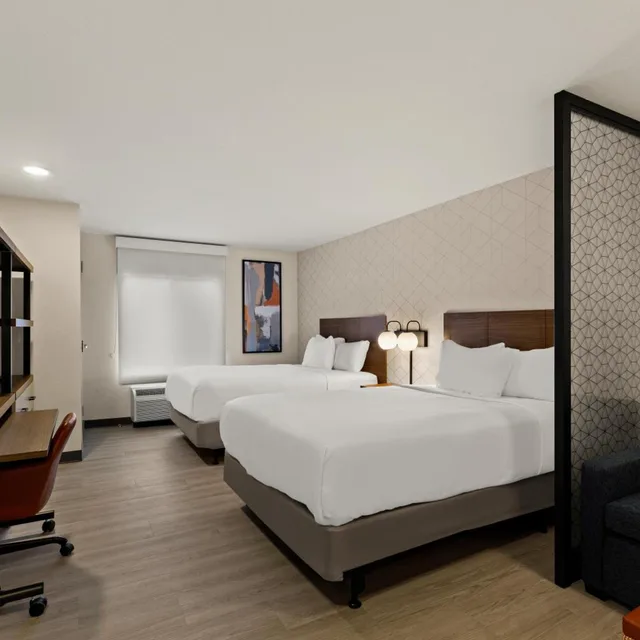 Suite, 2 Queen Beds, Bathtub, Accessible, Everhome Suites Brownsville 3/10