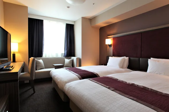 Semi Room, 2 Semi Double Beds، Daiwa Roynet Hotel Sapporo Susukino 2/4