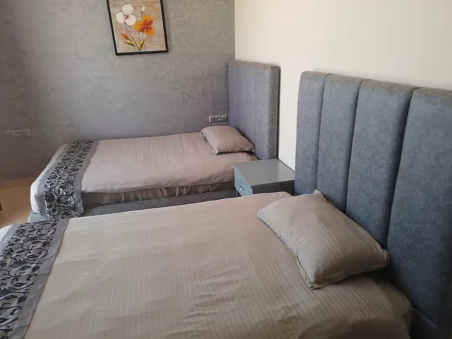 غرفة بسريرين منفصلين، Appart Hotel Founty Beach 1/2