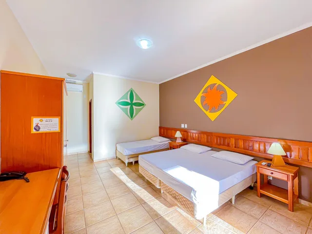 غرفة بإطلالة على المسبح لذوي الإعاقة، Hotel Pousada Brilho do Sol 2/4
