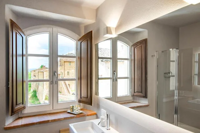 غرفة تنفيذية بسرير كينج بإطلالة، Relais Le Macine Di Stigliano 6/6