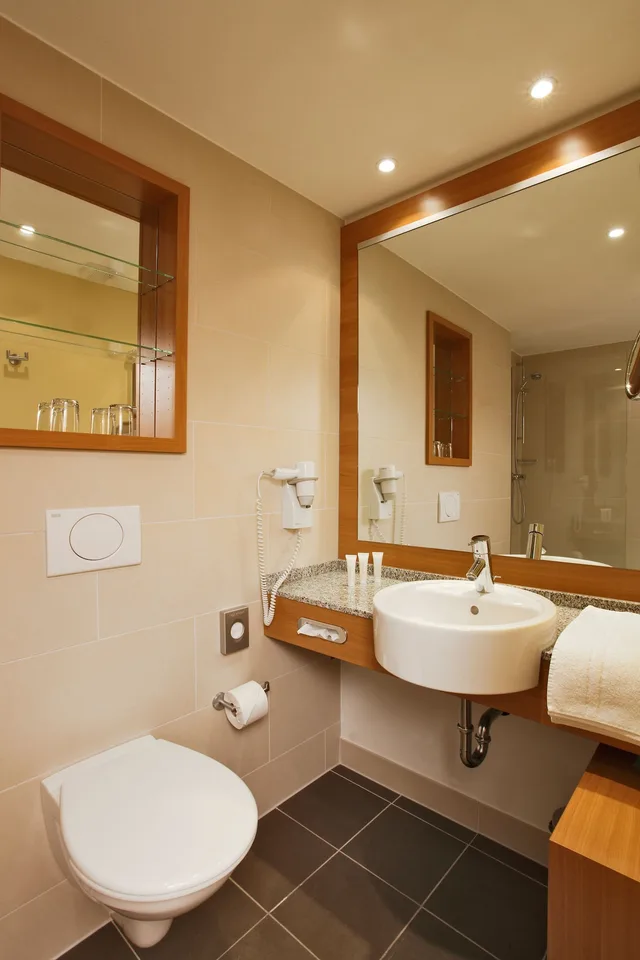 غرفة سوبيريور بسرير مزدوج وسريرين منفصلين بإطلالة على الجبل، H Plus Hotel Willingen 6/10