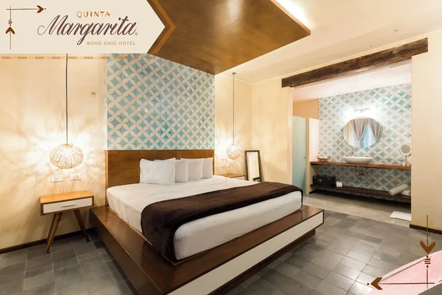 غرفة فاخرة بسرير كينج بجاكوزي، Quinta Margarita Suites 3/7