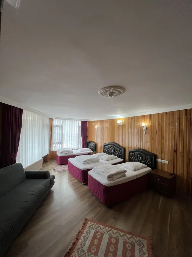 غرفة قياسية ثلاثية بثلاثة أسرّة، Ayder Yesil Vadi Otel 3/10