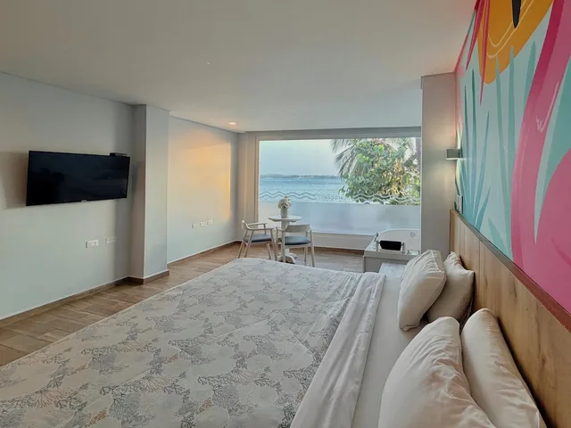 غرفة سوبيريور بسريرين منفصلين بإطلالة على البحر بجاكوزي، Hotel Caribbean Cartagena 2/10