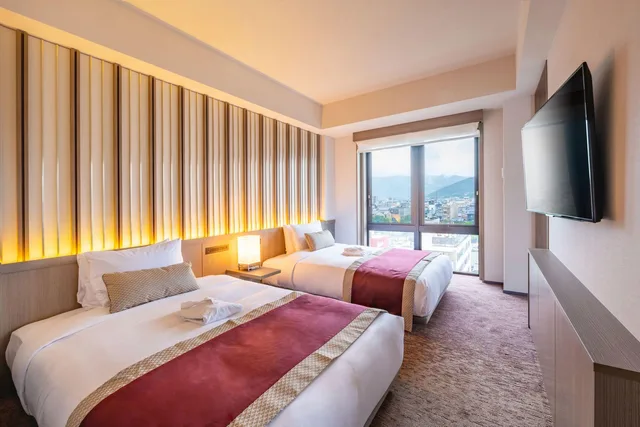 Gate, Suite, Twin Beds, Corner، The Gate Hotel Kyoto Takasegawa by Hulic 1/1