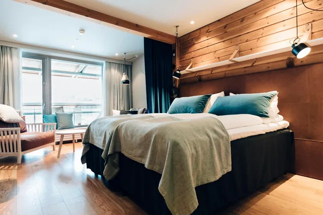 غرفة ديلوكس بسريرين منفصلين مع أريكة، Holiday Club Are Apartments 2/3