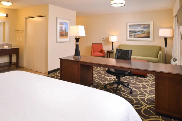 استوديو بسرير كينج مع أريكة لذوي الإعاقة، HAMPTON INN OMAHA MIDTOWN-AKSARBEN AREA 4/6