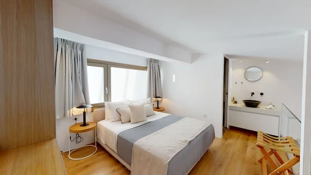 Senior, Suite, 1 Queen and 1 Single Bed, Bay View، Panormos Bay Suites 2/4