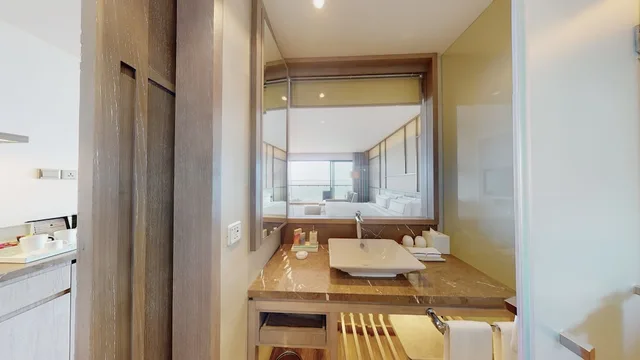 غرفة ديلوكس بسريرين منفصلين بإطلالة على البحر، Melia Ho Tram Beach Resort 6/7