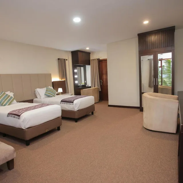 Garden, Twin Beds, Rice Field View, Grand Harvest Resort and Villas 1/10