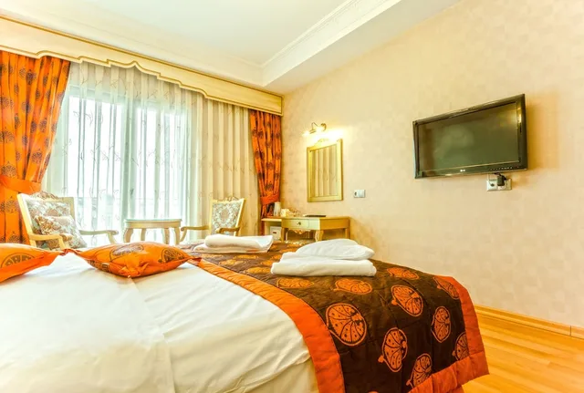 غرفة اقتصادية بسريرين منفصلين في الطابق الأرضي، Saba Sultan Hotel Istanbul 3/9