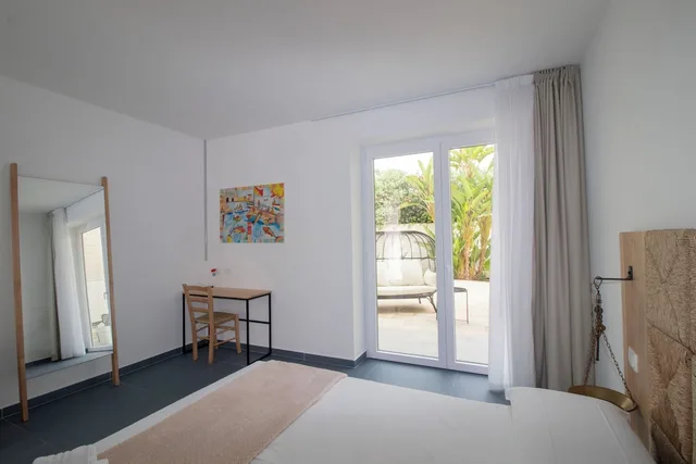 غرفة ديلوكس بسرير كينج بإطلالة على الحديقة في الطابق الأرضي، Hotel Arte Mare 8/10