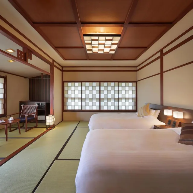 غرفة قياسية بسريرين منفصلين، Omiya Ryokan 3/5