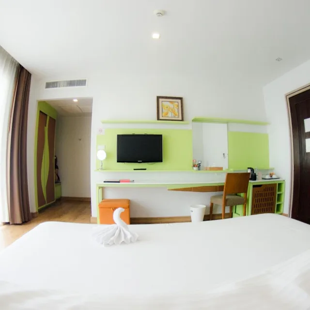 غرفة ديلوكس بسرير مزدوج أو سريرين منفصلين، Prajaktra Design Hotel 9/10