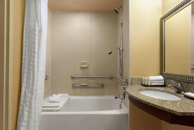 جناح بريميوم بسرير كينج لذوي الإعاقة، Embassy Suites by Hilton Huntsville 2/2